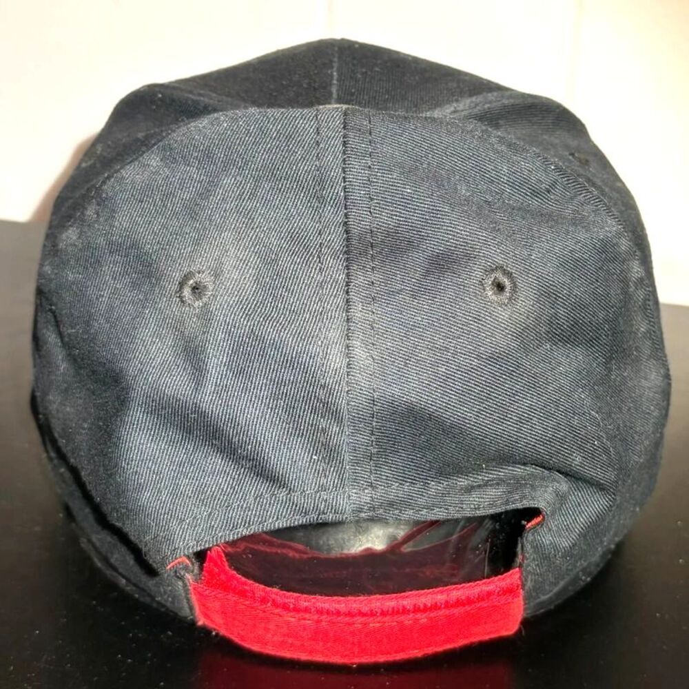 Vintage Snap-On Tools K-Products Hat Black Red Wrench Logo Strapback Cap - Picture 3 of 7